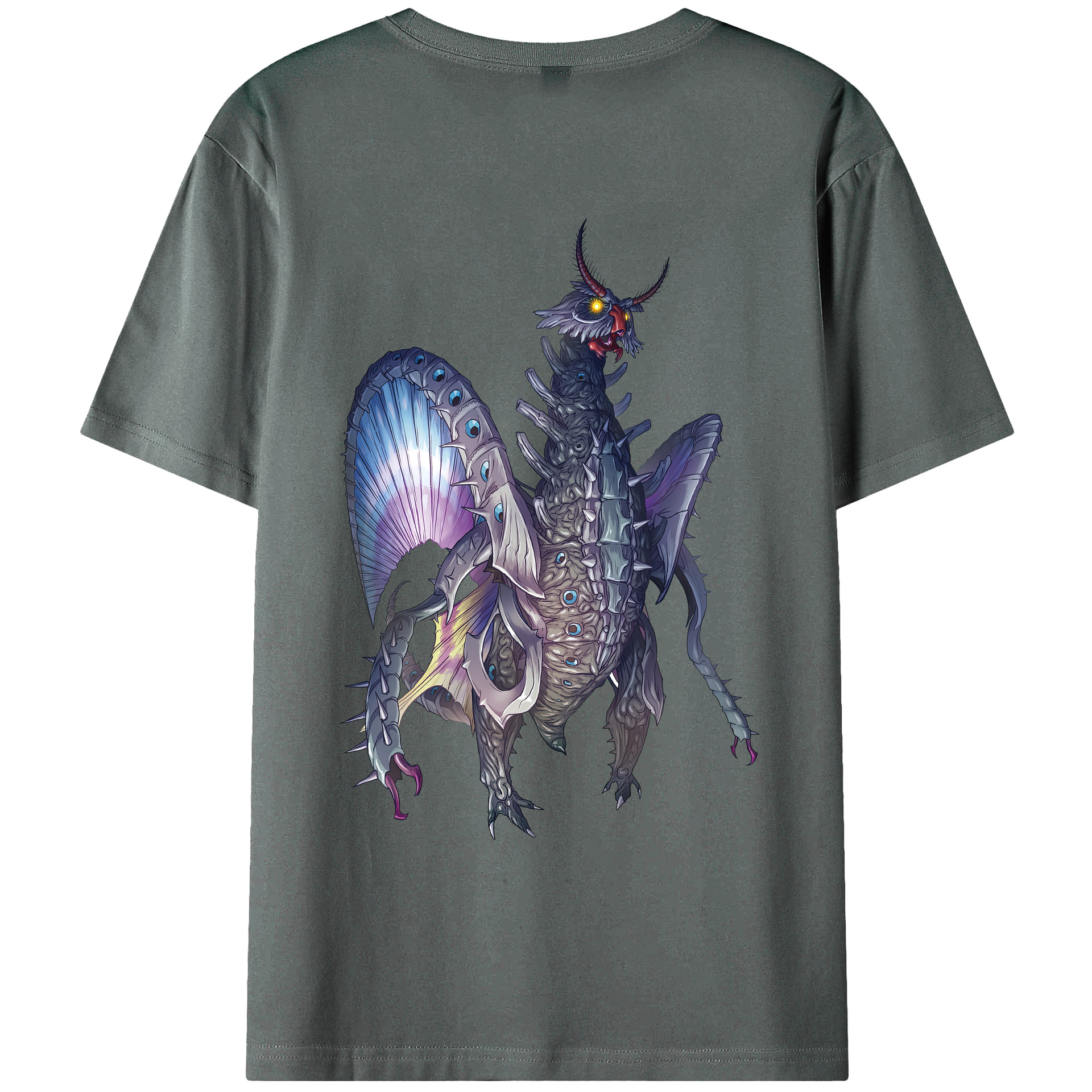 （画像用） ウルトラマン Ultraman 綿100％ メンズ半袖Tシャツ（バックプリント） 通気性